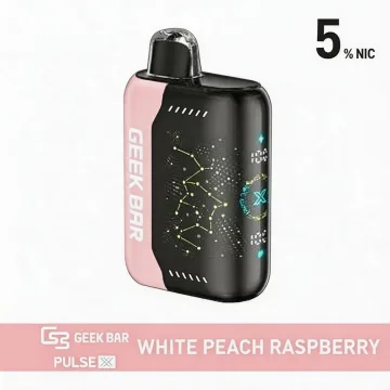 Geek Bar Pulse X White Peach Raspberry